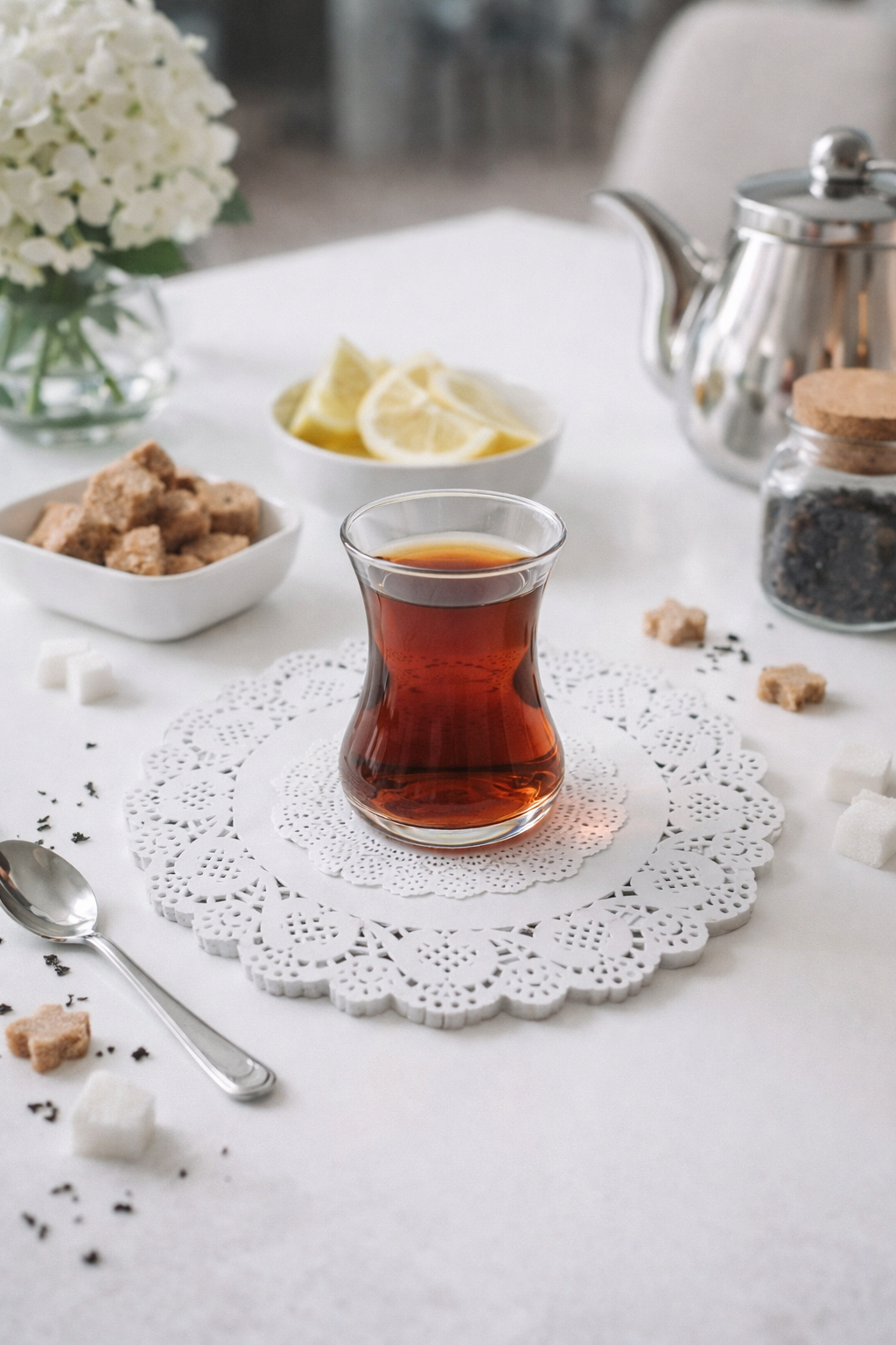 Dantel Bardak Altlığı Küçük 9 cm 100lü