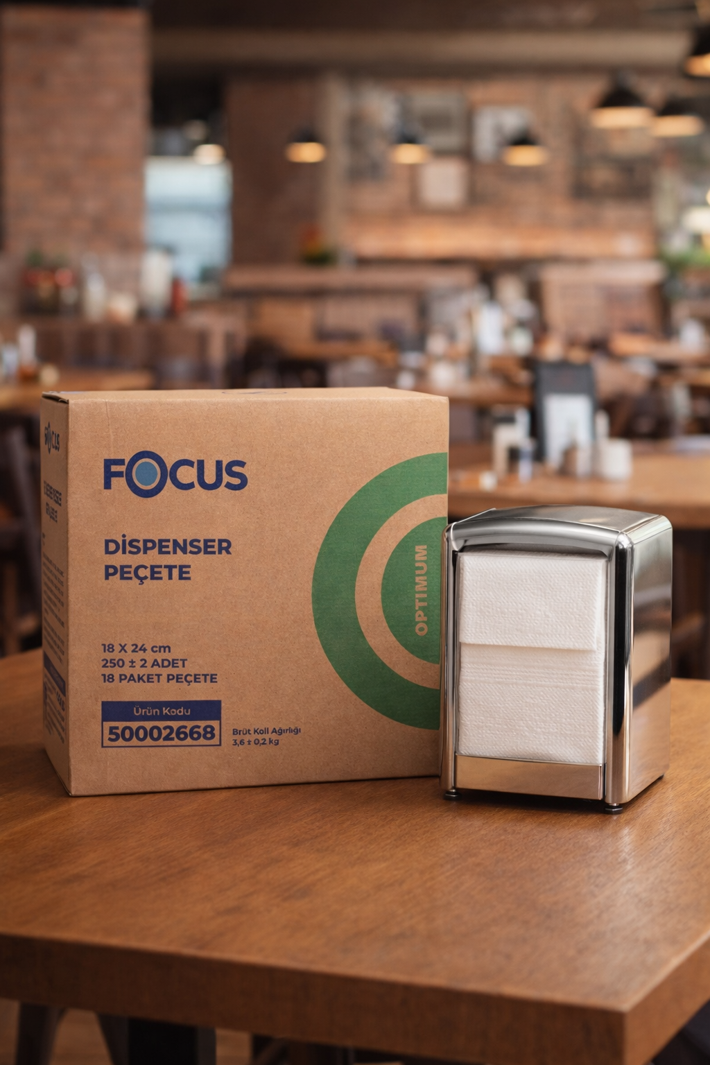 Focus Dispenser Peçete 250li 18 Paket