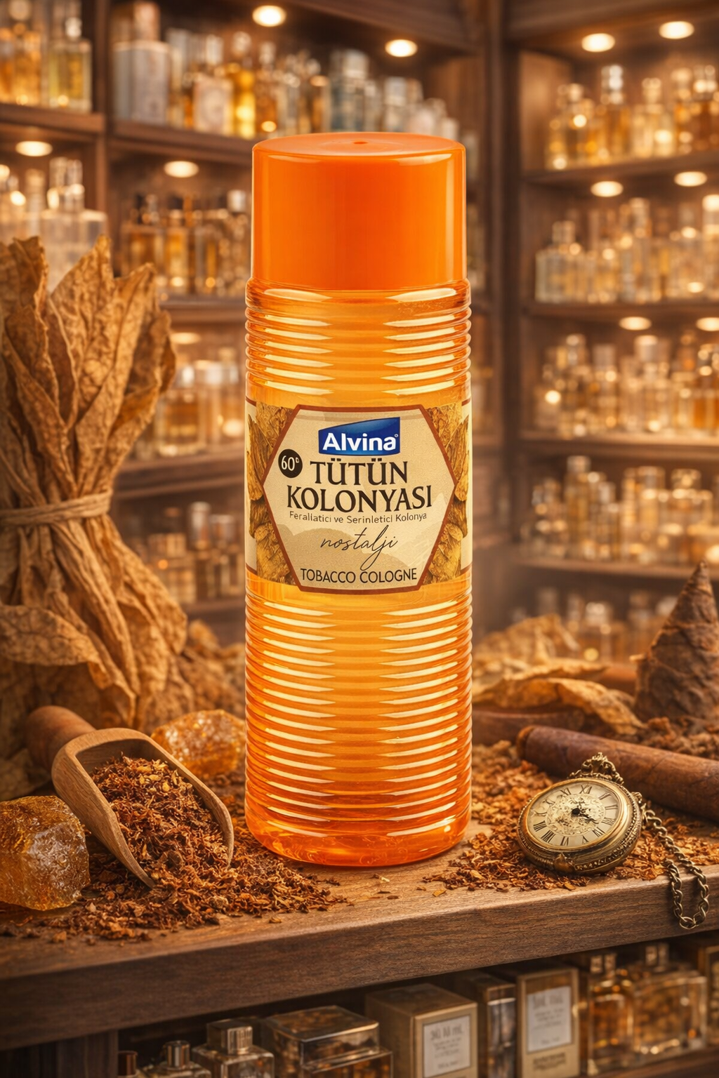 Alvina 60 Derece Tütün Kolonyası 400 ml