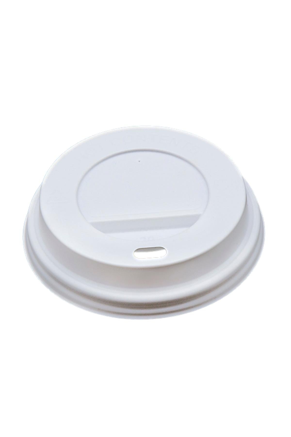 8 oz Sıcak İçecek Kapağı Beyaz 100lü