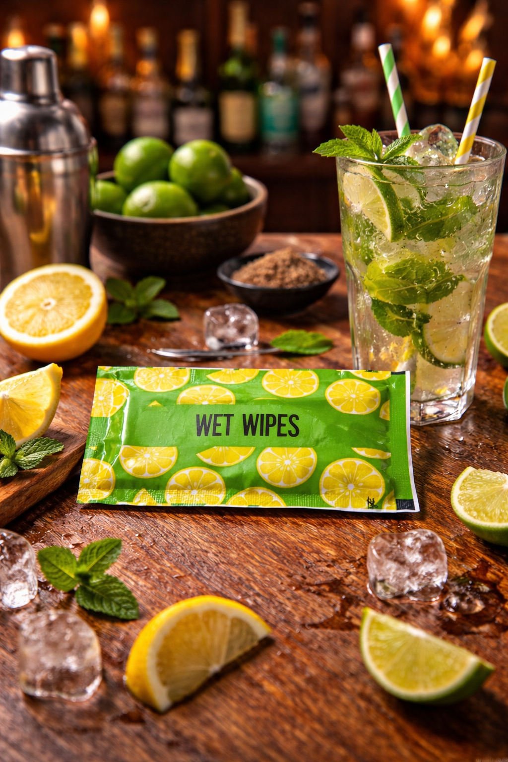 Ekonomik Islak Mendil Limon Kokulu 1000li