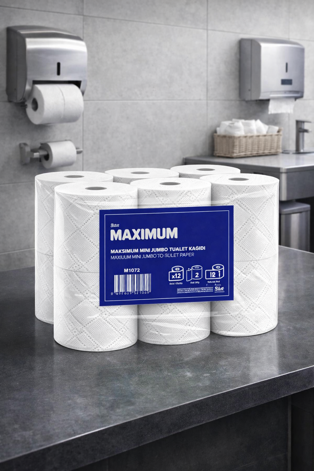 Mini Jumbo Tuvalet Kağıdı 3 KG 12li