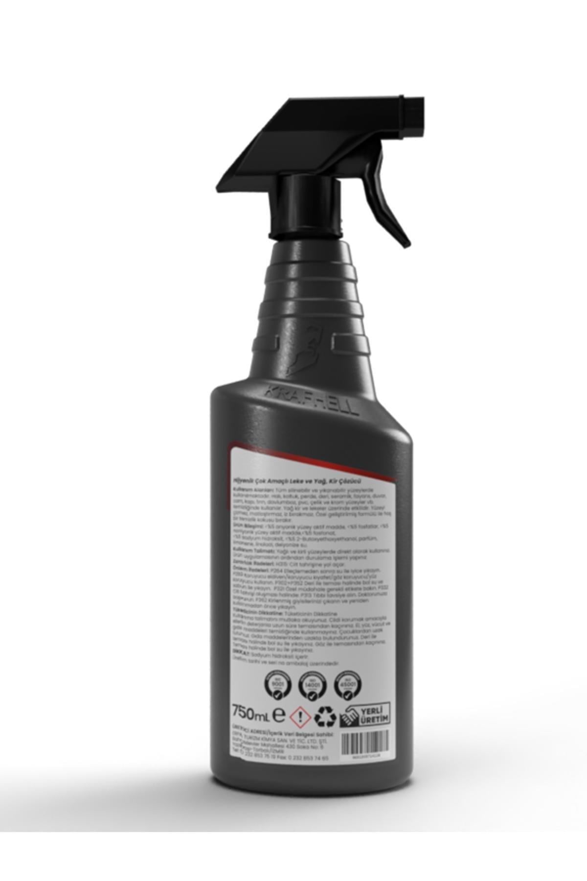 Krafhell Multimax Çok Amaçlı Leke Ve Yağ Kir Çözücü 750 ml
