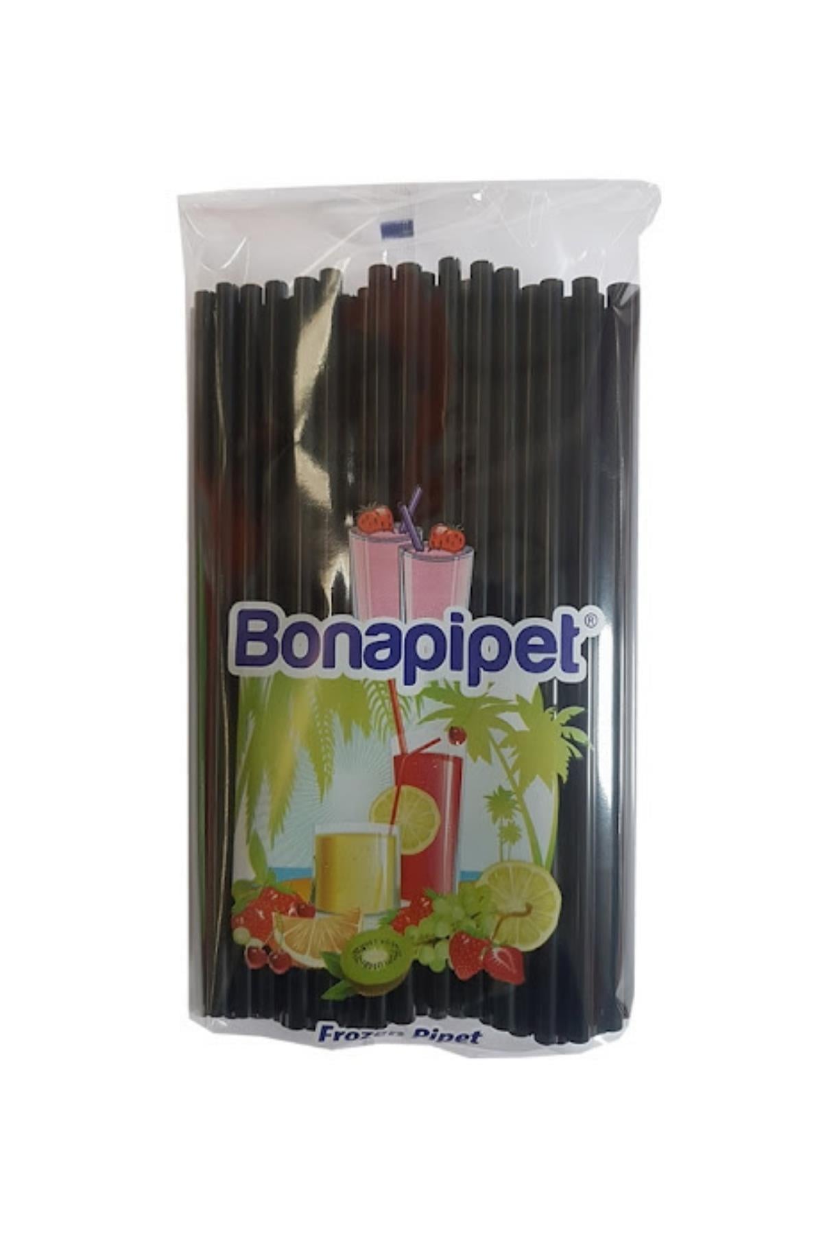Bonapipet Düz Renkli Pipet 200lü