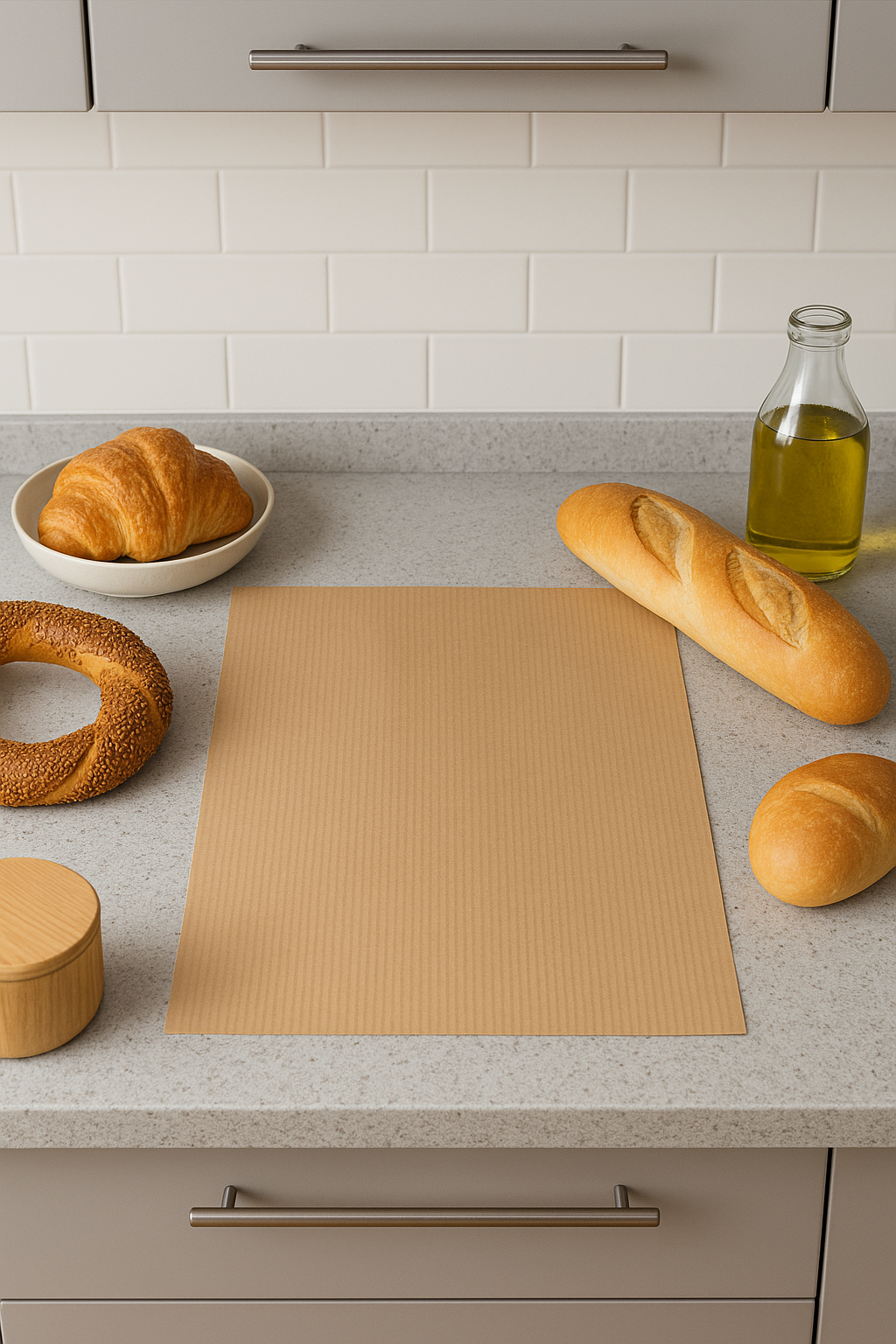 Naturel Kraft Yağlı Kağıt 35x50 5 KG Pişirme Kağıdı