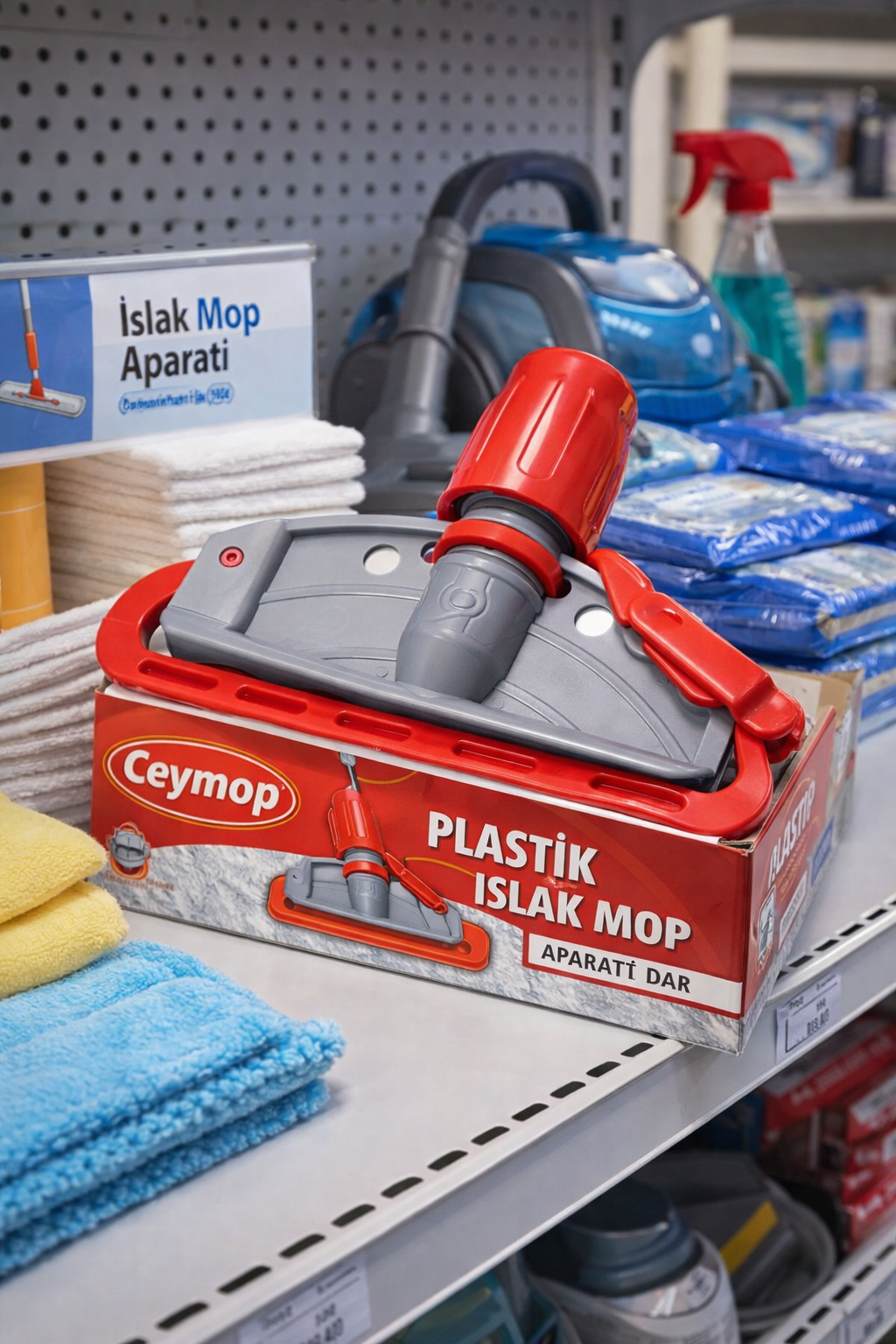 Ceymop Plastik Islak Mop Aparatı Dar