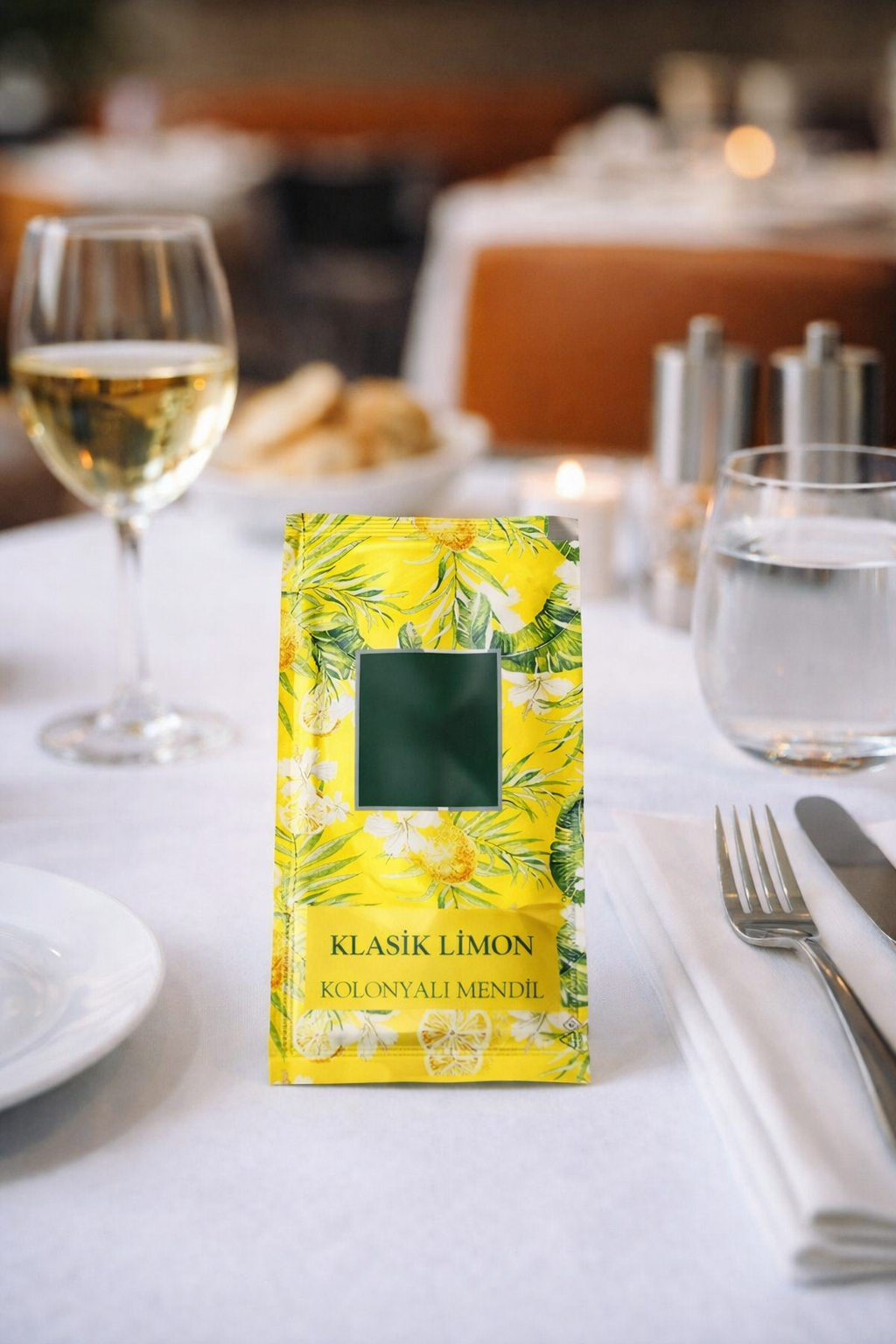 Limon Kolonya Esanslı Islak Mendil 1000li