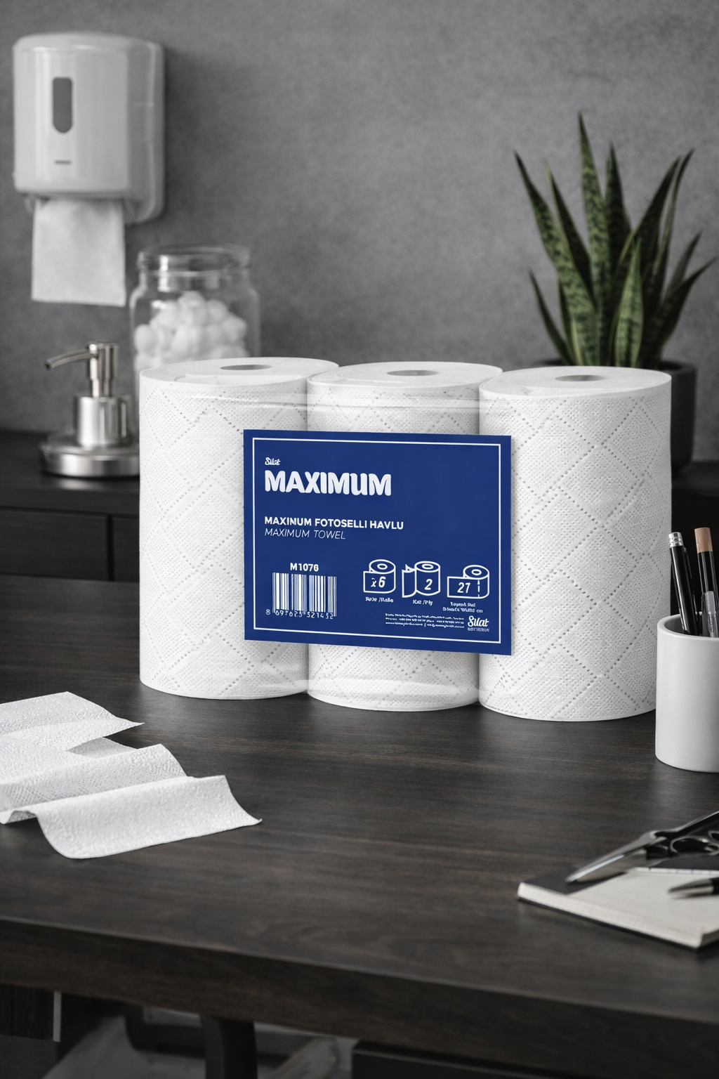 Maximum Otomatik Makine Havlusu 6lı