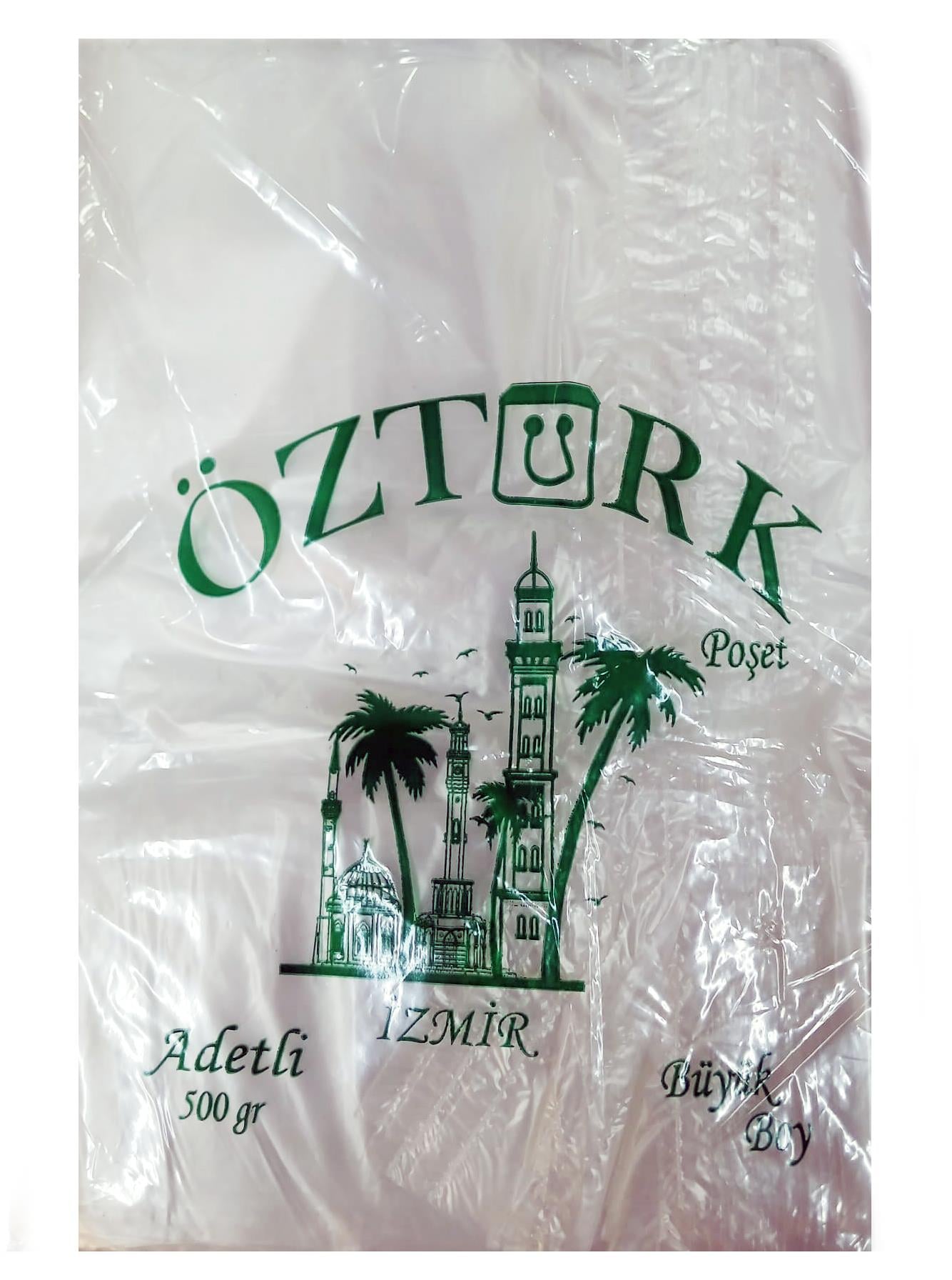 Öztürk Büyük Boy Hışır Poşet 0,5 Kg Adetli