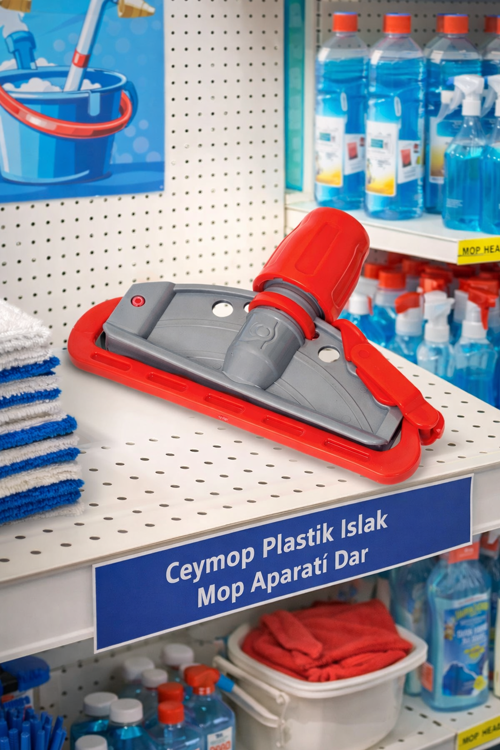 Ceymop Plastik Islak Mop Aparatı Dar