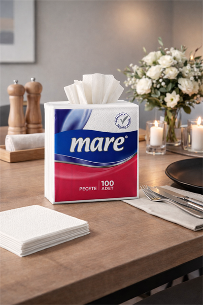 Mare Kare Peçete 100lü