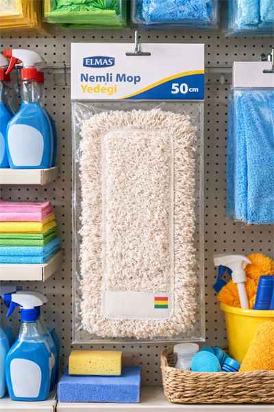 Elmas Nemli Mop Yedeği 50 cm