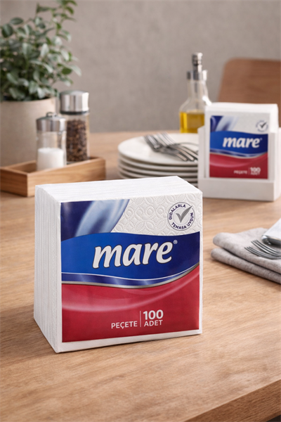 Mare Kare Peçete 100lü