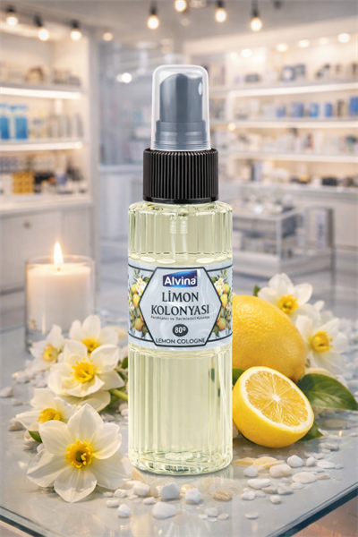 Alvina 80 Derece Sprey Limon Kolonyası 100 ml