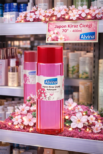 Alvina 70 Derece Japon Kiraz Çiçeği Kolonyası 400 ml