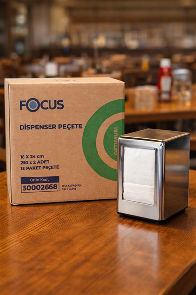 Focus Dispenser Peçete 250li 18 Paket