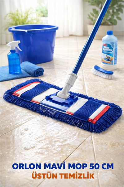 Orlon Mavi Mop 50 cm