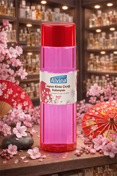 Alvina 70 Derece Japon Kiraz Çiçeği Kolonyası 400 ml
