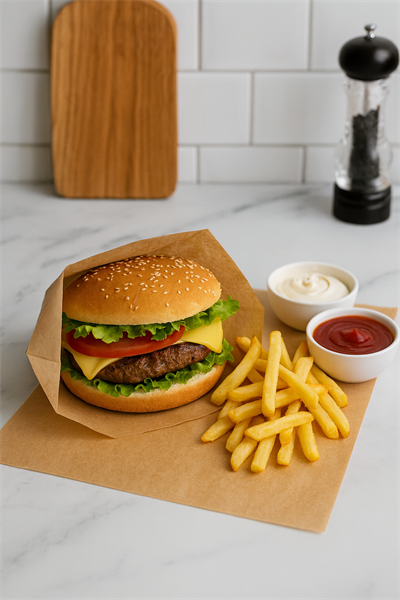 15x15 cm İthal Şamua Burger Kese Kağıdı 1 KG