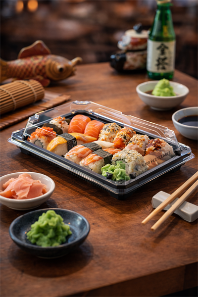 Dipack 216×136 Sushi Kabı 200lü