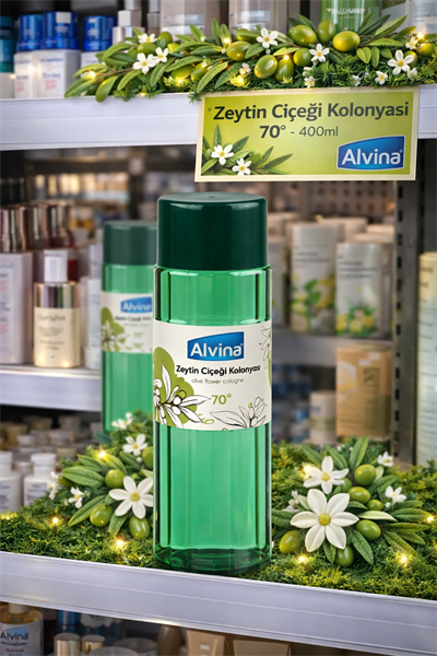 Alvina 70 Derece Zeytin Çiçeği Kolonyası 400 ml