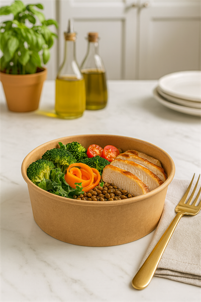 1300 cc Kraft Salata Kasesi Kapaklı 50li