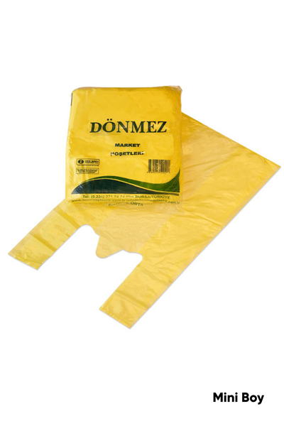 Hışır Renkli Atlet Poşet Mini Boy 1 KG