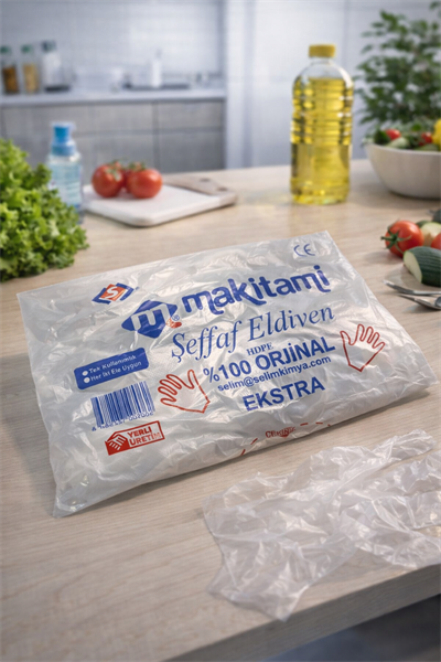 Makitami Şeffaf Tezgah Eldiveni 100lü
