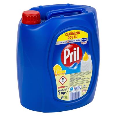 Pril Bulaşık Deterjanı Elde Yıkama 4 LT