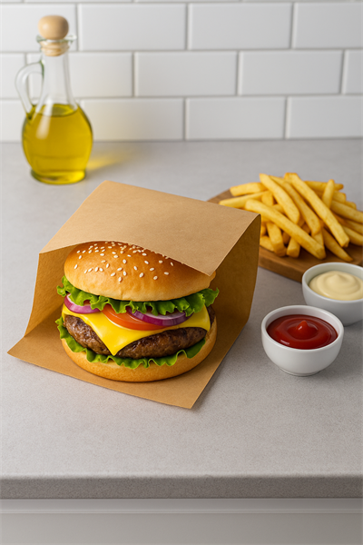 15x15 cm İthal Şamua Burger Kese Kağıdı 1 KG