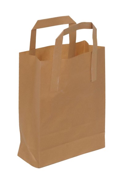26x17x27 cm Düz Saplı Kraft Çanta Kampanyalı Fiyat 250 Adet