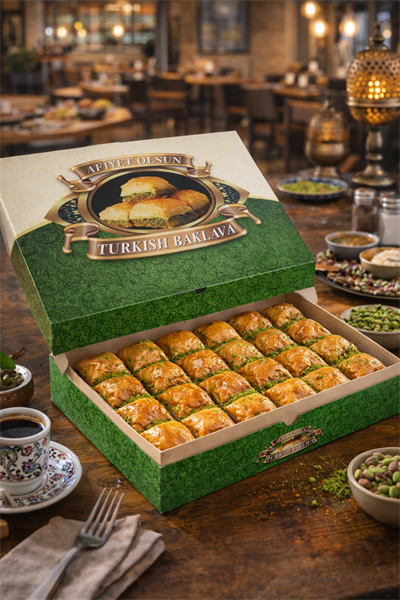 1000 gr Baklava Kutusu 100lü