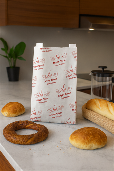 12x22 cm Lvc Kuşe Kese Kağıdı Desenli Beyaz 10 KG