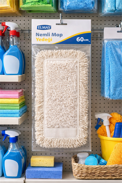 Elmas Nemli Mop Yedeği 60 cm