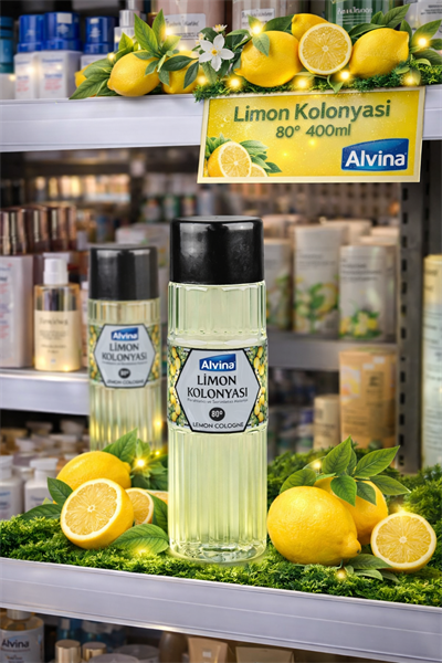 Alvina 80 Derece Limon Kolonyası 400 ml
