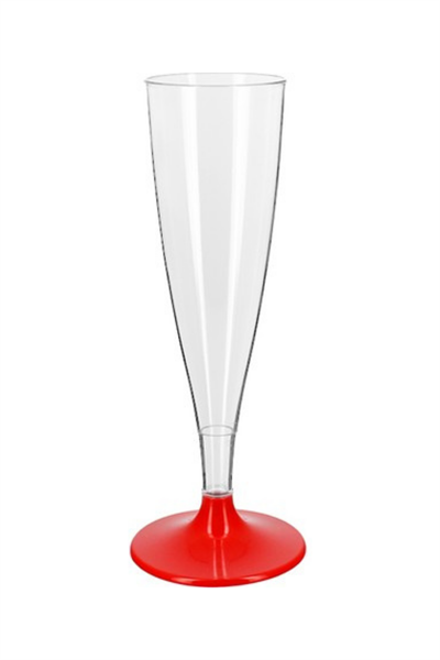 Plastik Kristal Şampanya Kadehi 10lu