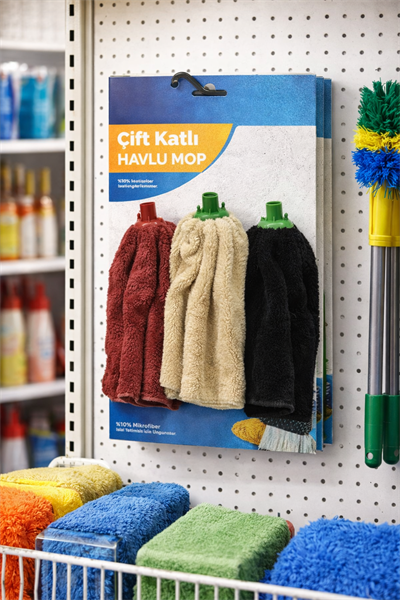 Çift Katlı Havlu Mop
