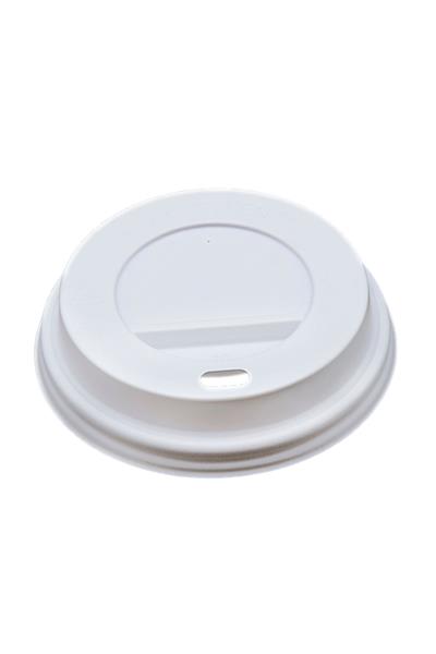 8-12 oz Sıcak İçecek Kapağı Beyaz 100lü