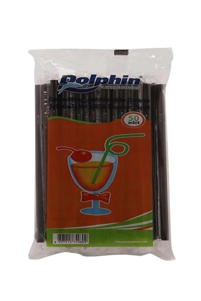 Dolphin Jelatinli Körüklü Frozen Pipet Siyah 50li
