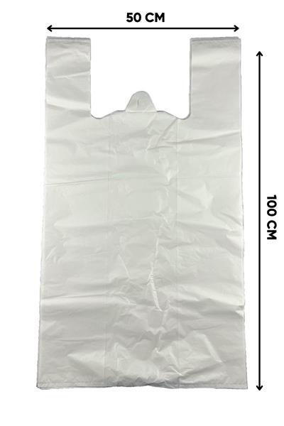 Ara Beyaz Poşet 50*100 cm Hantal Boy 1 KG