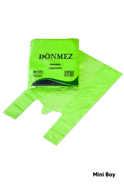 Hışır Renkli Atlet Poşet Mini Boy 1 KG