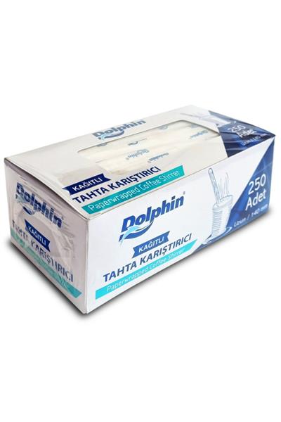 Dolphin Kağıtlı Tahta Karıştırıcı 250li