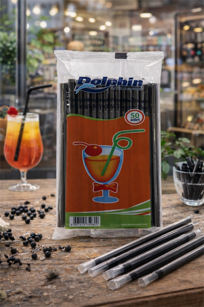Dolphin Jelatinli Körüklü Frozen Pipet Siyah 50li