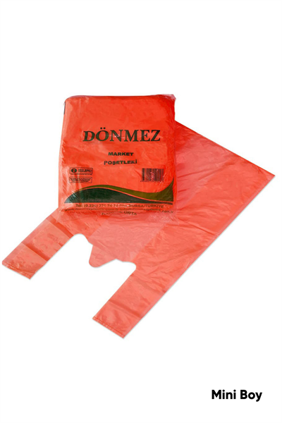 Hışır Renkli Atlet Poşet Mini Boy 1 KG