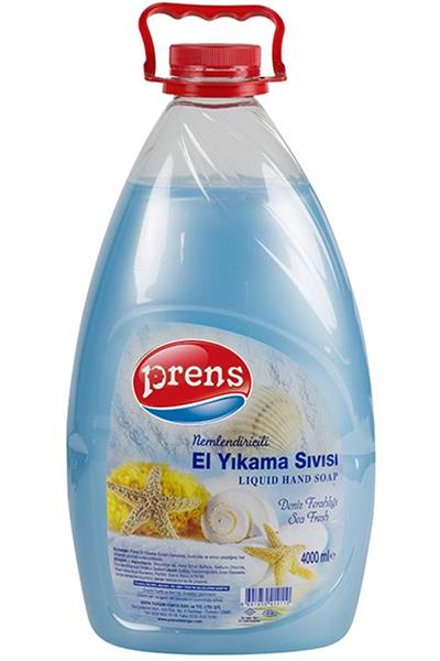 Prens Nemlendiricili El Yıkama Sıvısı Deniz Ferahlığı 4 LT
