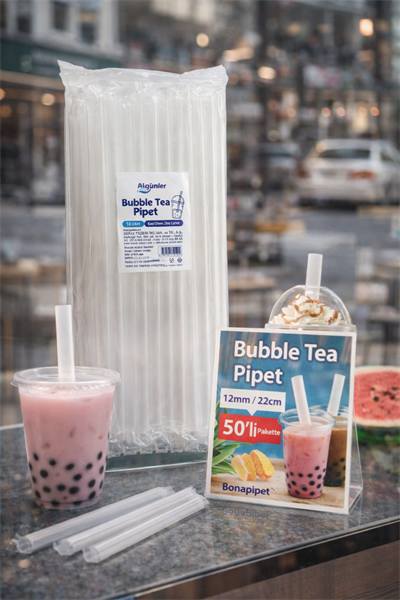 Bubble Tea Pipet 12 mm 22 cm 50li
