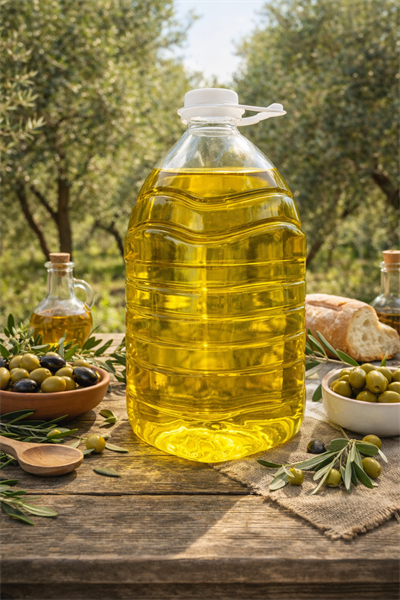 5 LT Şişe Kulplu Beyaz Kapaklı 21li