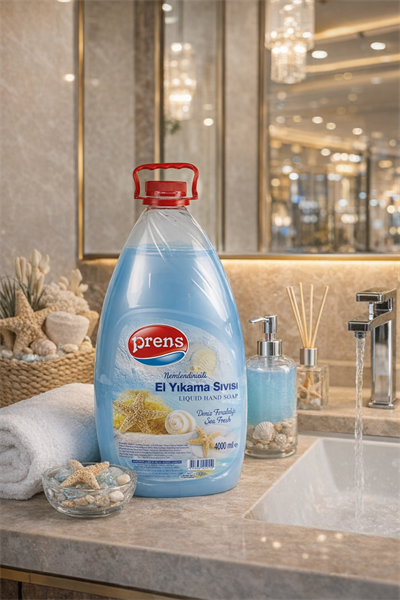Prens Nemlendiricili El Yıkama Sıvısı Deniz Ferahlığı 4 LT