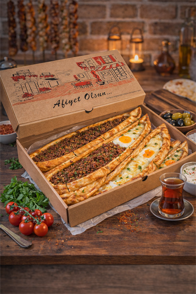 Duble Pide Kutusu 100lü