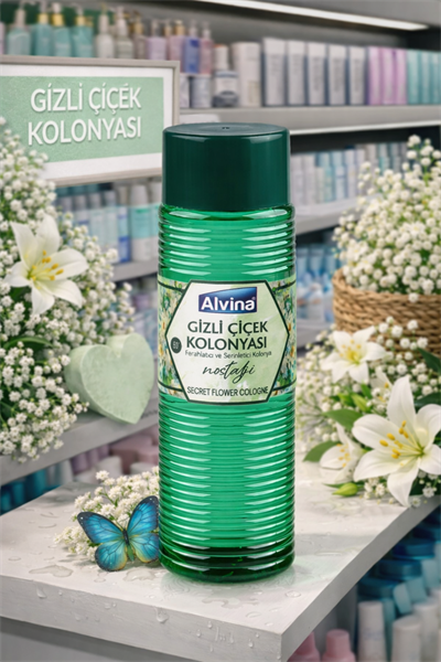 Alvina 60 Derece Gizli Çiçek Kolonyası 400 ml